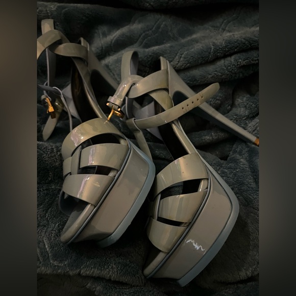 Saint laurent tribute patent platform sandal - Picture 5 of 5